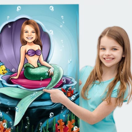 ariel the little mermaid paintings
