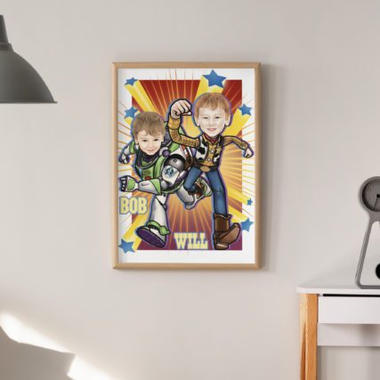 woody and buzz art